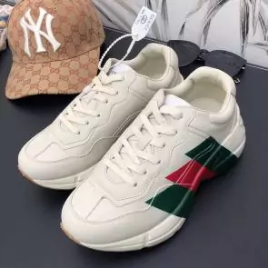 chaussure gucci contrefacon pas cher stripe daddy chaussures blanc